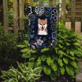 thumbnail image 2 of Blue Flowers Shiba Inu Flag Garden Size BB5076GF, 2 of 2