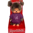 thumbnail image 3 of Monchhichi Girl Tee "LOVE" Dress Plush Toy - Purple, 3 of 4