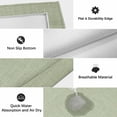 thumbnail image 6 of Sage Green Burlap Texture Outdoor Rug for Patio/Deck/Porch, Non-Slip Large Area Rug 5 x 7 Ft, Farmhouse Vintage Sage Green Indoor Outdoor Rugs Washable Area Rugs, Reversible Camping Rug Carpet Runner, 6 of 8
