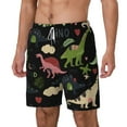 thumbnail image 2 of Gaeub Cute Dinosaurs Mens Swim Trunks Stretch Beach Shorts Quick Dry for Men Swim Shorts Swimwear with Pockets- 3X-Large, 2 of 9
