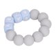thumbnail image 3 of Pulsera de cuentas de silicona Vhermosa para bebé colorida dentición con letras, 3 of 8