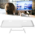 thumbnail image 3 of veasfak ABS WiFi Router Storage Shelf Wall Bracket Organizer TV Set Box Bracket Set Top Box Rack Organize Rack Stand for Living Room Office Home White, 3 of 8