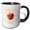 Black/White, variant on 3drose, Washington Territory Fruit the Apple, 15oz Mug
