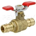 thumbnail image 2 of Heavy Duty Brass Full Port T-Handle PEX Ball Valve with 1/2 in. Expansion Pex Connection (10 Pack), 2 of 5