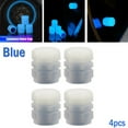 thumbnail image 1 of Lefu 4/8/16pc Car Wheel Tire Valve Cap Tyre Rim Stem Covers Luminous Dust Cover Blue, 1 of 10