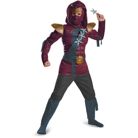 Crimsom Ninja Classic Muscle Child Halloween Costume by Disguise