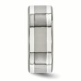 thumbnail image 3 of Edward Mirell Titanium with Sterling Silver Inlay 9mm Band Size 10.5, 3 of 4