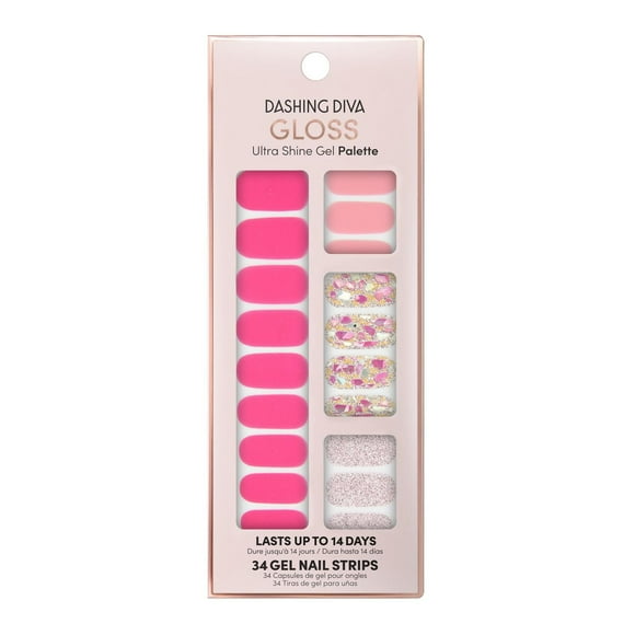 DASHING DIVA - Brillant - Plage de Palmiers Palette de gels ultra brillants