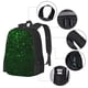 thumbnail image 2 of Balery Green Sparkling Mochila para hombre y mujer - Tela Oxford 600D resistente - Gran capacidad, resistente al agua, ideal para la escuela, viajes y senderismo, 2 of 6