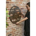 thumbnail image 3 of Evergreen Lasercut Horses Outdoor Metal Wall Decor, 24'' x 1'' x 24'' inches, 3 of 3