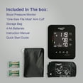 thumbnail image 5 of Equate 6000 Series Upper Arm Blood Pressure Monitor and Wide Range Arm Cuff with Bluetooth Wireless Technology and Irregular Heartbeat Detection, 5 of 12