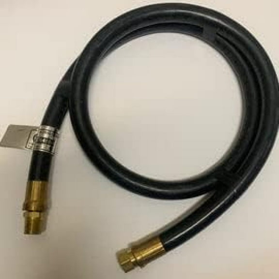 5-Foot Propane/Natural Gas Hose Assembly with 1/2-Inch Male Pipe Thread X 1/2-Inch Female Pipe Flare, by New World Gas Products