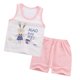 thumbnail image 3 of Conjunto de 2 piezas de top y pantalones para niña de dibujos animados Conejo 70, 3 of 9