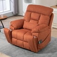 thumbnail image 4 of SYNGAR Power Lift Recliner Chair for the Elderly, Oversized Recliner with Massage and Heat, 2 Hidden Cup Holders, Side Pockets, 26" Width of Seat, 4 Motor, Reclining Chair, Rose, 4 of 9