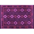 thumbnail image 1 of Ahgly Company Indoor Rectangle Oriental Purple Traditional Area Rugs, 2' x 3', 1 of 4