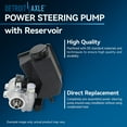 thumbnail image 2 of Detroit Axle - Power Steering Pump for GMC C2500 K2500 XL 1500 Cadillac Escalade ESV EXT, Power Steering Pump with Reservoir Replacement, 2 of 9