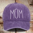 thumbnail image 2 of Wdgfv MOM Embroidered Baseball Cap Style Adjustable Dad Hat For Women Men Purple One Size, 2 of 3