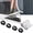 White, variant on LOVE EYE 3 Layers Zipper Pipe Insulation Covers, 72x10.2 Inch 600D Outdoor HVAC Pipe Insulation Covers with 4 Adjustable Straps, Sturdy and durable for Sun, Rain & Winter Freeze Protection (Black)