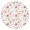 Pioneer Flower Floral-2, variant on Pioneer Flower Floral Print Pattern Round Fitted Tablecloth with Elastic Edge, Waterproof Dining Table Cover for Indoor Outdoor Camping and Daily Use
