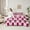 Black White Pink, variant on Manfei Geometric Plaid 7-Piece Twin Bedding Sets for Teens Female Men,Retro Grid Bedding Comforter Set,Vintage Buffalo Breathable Sheet Sets,Ultra Soft Home Decor,Reversible
