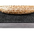 thumbnail image 3 of CAMILSON Easy Jute Rug Indoor Outdoor Farmhouse Area Rugs Dark Gray 9x12, 3 of 9