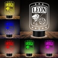 thumbnail image 2 of Lámpara del Leon 3D,Lámpara Luz Nocturna Led,Lámpara Acrílico Luces Cambiantes,Equipos Futbol 3D,Futbol Soccer,Luces Noche 3D,Regalo ideal para los Fanáticos del Futbol, 2 of 3