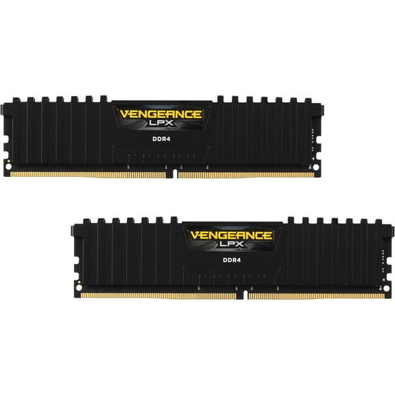 Corsair Vengeance LPX 32GB (2x16GB) DDR4 DRAM 2666MHz (PC4-21300) C16 Memory Kit - Black