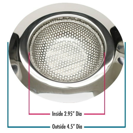 

Do It Best 4-1/2 In. Stainless Steel Kitchen Sink Strainer Cup (2-Pack)