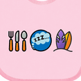 thumbnail image 4 of Inktastic Surfing Eat Sleep Surf Boys or Girls Baby Bib, 4 of 4