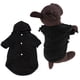 thumbnail image 5 of Traje cálido de invierno para mascotas de algodón negro con capucha abrigo de ocio ropa con hebilla para perros gatos, 5 of 8