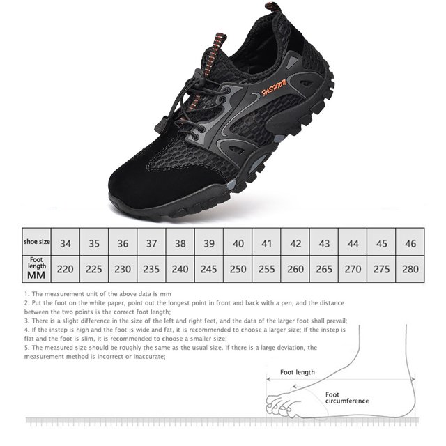 Zapatos Descalzos Zapatos descalzos para hombre, de goma transpirable, de secado rápido, para senderismo, ciclismo (43 negro) Hugtrwg Para Estrenar