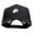Black, variant on Rugby Player Five Panels Pro Style Trucker Mesh Cap - Red OSFM