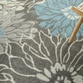 thumbnail image 6 of Nourison Passion Floral Charcoal/Blue 9' x 12' Area Rug, (9x12), 6 of 8