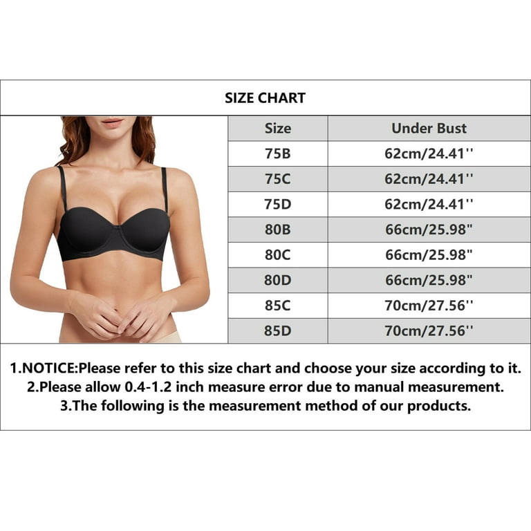 Pxiakgy bras for women Women's T Shirt Bra with Push Up Padded Bralette Bra  Without Underwire Seamless Comfortable Soft Cup Bra Pink + 75B