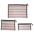 thumbnail image 1 of MasteelfCA 3 Pcs Poches de Fichiers Colorées Sacs de Rangement en Filet de Nylon avec Fermeture Éclair pour Documents, 1 of 7