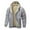 Z9999-Light Gray41415, variant on FEIFLY Men's Winter Casual Plush Solid Color Hooded Coats Long Sleeve Zipper Pocket Coats Jacket Leisure Outwear