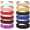 Set A, variant on 12 Pack Satin Headbands for Women Wide 1.2 inch Non-Slip Fashion Multi-colored Headbands Halloween DIY Plain Solid Hair Bands Hair Accessories for Women and Girls