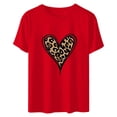 thumbnail image 5 of LSLJS Women's T-shirt Imprimé Arbre de Noël à Manches Courtes Col Rond Décontracté, 5 of 5