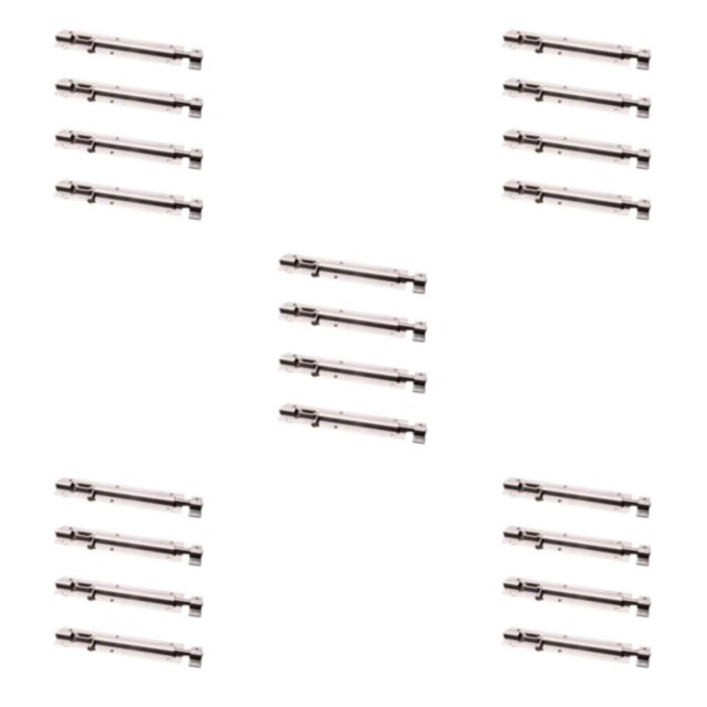 Maytalsory 4pcs/set Stylish Door Upgrade Home Security With Easy Installation Satisfaction Guaranteed Sliding Door Lock 6 inch 5PCS