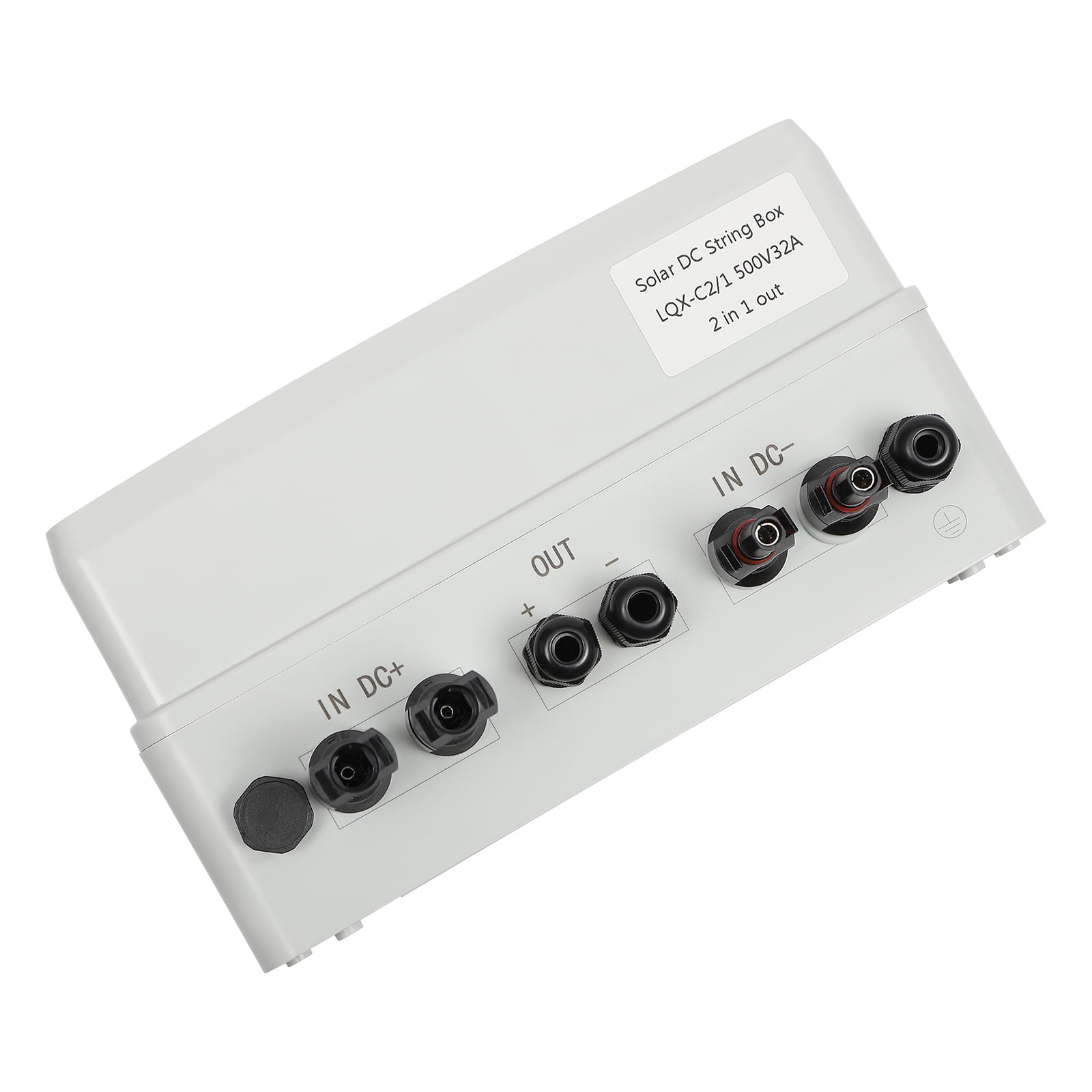 Wildnix Solar PV Combiner Box with Surge, Overload & Lightning Protection, Waterproof and Dustproof, 2-in-1 Design for Efficient Energy Distribution