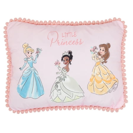 UPC: 0084122013032 | Lambs & Ivy Disney Princesses Pink Decorative Baby/Nursery Throw Pillow
