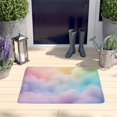 thumbnail image 2 of Soft Pastel Cloudscape Flannel Non Slip Door Rugs,Washable Door Mats Indoor,Decorative Door Mats,Dirt-Resistant and Absorbent Doormat for Entrance,Bedroom,Kitchen,Bathroom,23.5x16in(60x40cm), 2 of 5