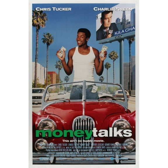 Money Talks Movie Poster Entertainment Decor Art Poster 24x36 Unframed, Age: Adults, Rectangle Poster Time