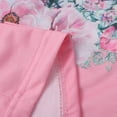 thumbnail image 6 of frariair Women's Floral Print Full Zip Hooded Jacket Long Sleeve Oversized Sweatshirt With Pockets For Fall Fashion Pink S, 6 of 8