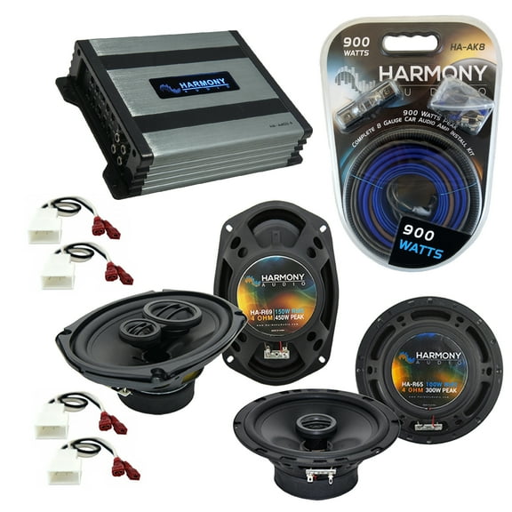 Toyota Highlander 2008-2013 OEM Speaker Upgrade Harmony Speakers & HA-A400.4 Amp