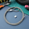 thumbnail image 4 of FUTUREORYY Basketball Net String Hoop Basketball Hoop Net String Silver 1 Set For Sports Enthusiasts 180.00X0.30X0.30cm, 4 of 7