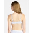 thumbnail image 2 of No Boundries Women's Cotton Jersey Triangle Bralette, Sizes XS-XXX, 2 of 5