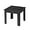 Black, variant on VINGLI OSLSRFD Outdoor Adirondack Side Table, 18" Square Wooden Patio End Table, Heavy Duty Coffee Table for Porch, Garden, Balcony, Backyard, Poolside(Navy Blue)