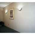 thumbnail image 3 of Progress Lighting Eclipse 1-Light Wall Sconce, Brushed Nickel, Satin White Glass Shade, 3 of 6