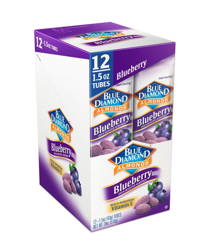 Blue Diamond Blueberry Oven Roasted Almonds 12-1.5 oz. Box by Blue Diamond Growers